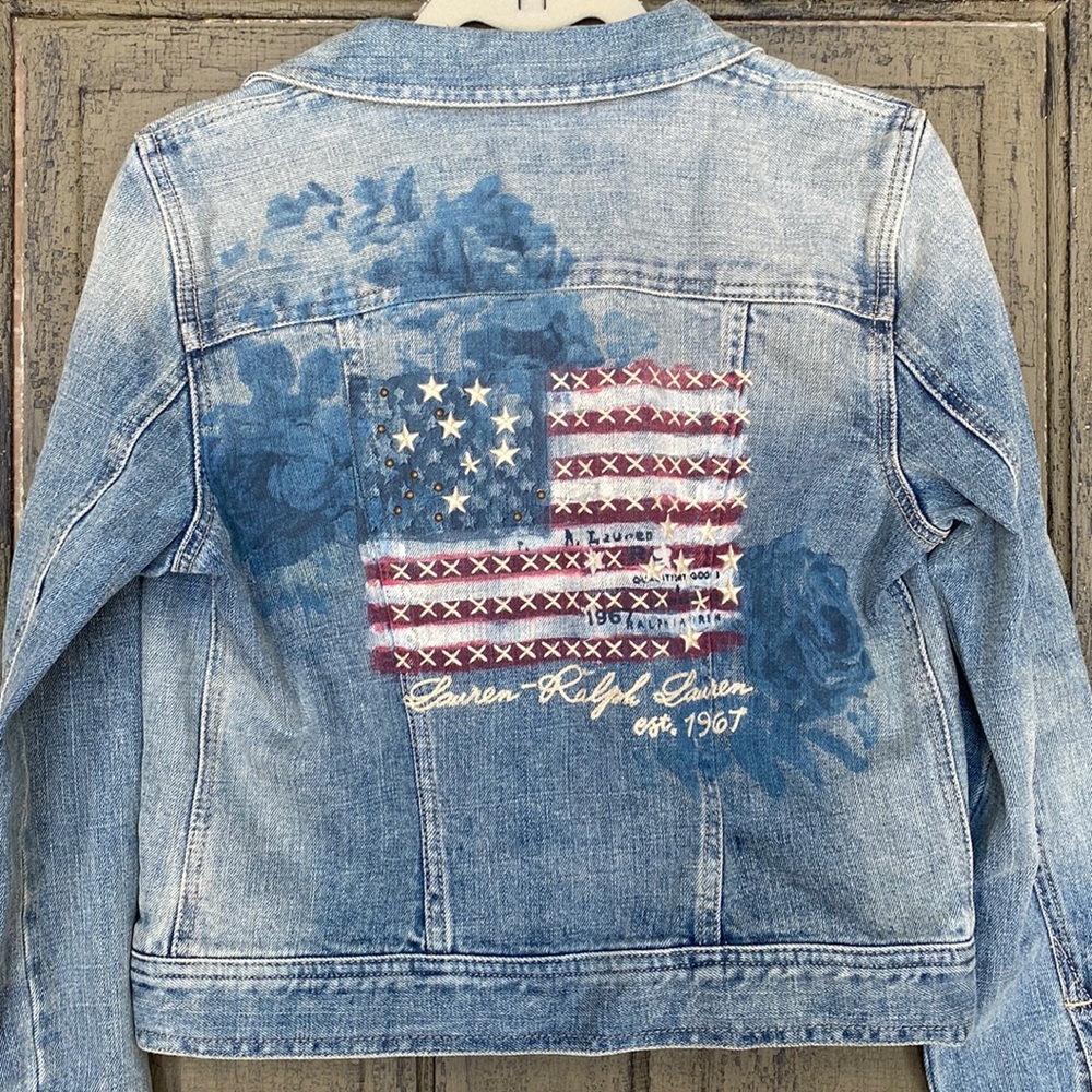 Ralph Lauren Jeans CO. American Flag Jacket